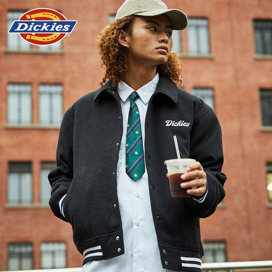 
Dickies Diku Shi Spring and Autumn Workwear Men and Women Couple Thick Jacket Cotton Warm Jacket Loose J