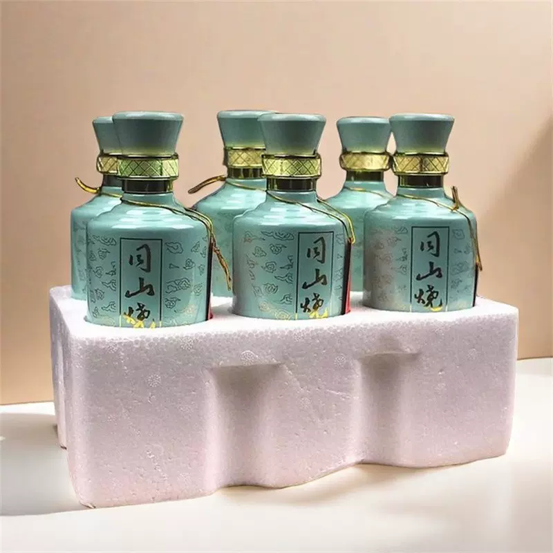 2年做巢酒青瓷瓶装整箱6瓶诸暨同山烧高粱酒自酿土烧酒纯粮食白酒