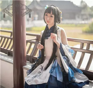 QL卿靈原創正版Lolita二次元洋裝【卿蓮同馥】中華風國風JSK 完售-Taobao