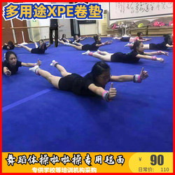 Professional Gymnastics Cheerleading Dance Competition Training Mat Martial Arts Gymnastics Special Blanket Body Aerobics High Density Roll Mat