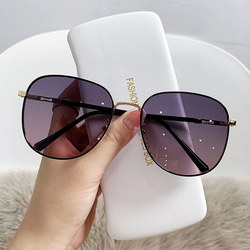 Sunglasses for Women 2026 New Style Sun Protection Uv Protection Round Face Slimming Polarized Prescription Sunglasses for Nearsightedness High-End Feel