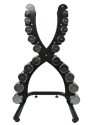 Pure Steel Electroplated Small Dumbbell X-Shaped Shelf for Kidsren and Ladies Yoga Gym Home Dumbbell Set 1-10kg