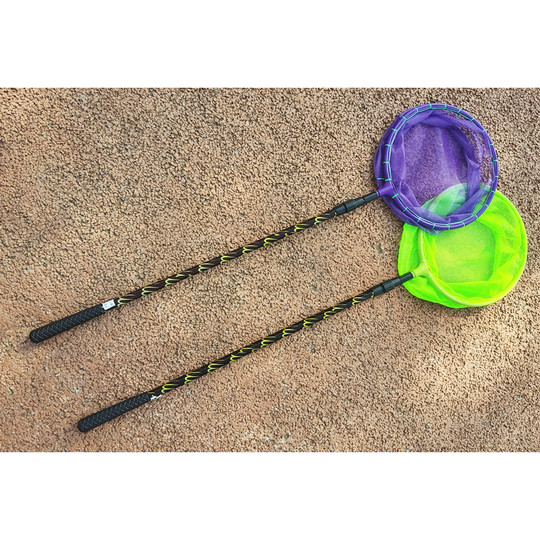 Rete Da Pesca Per Bambini - Manico Telescopico Estensibile 36-68cm, Ideale Per Giochi All'Aperto - Foto 9