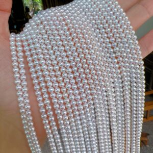 
Graduation grade 4-5mm aurora pearls round flawless pearls high quality freshwater ak pearls new year gift