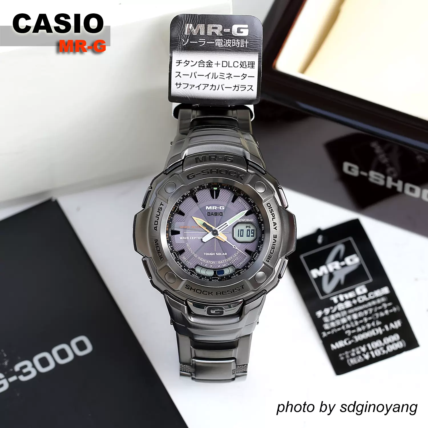 CASIOCASIOG-SHOCK MRG-3000DJ-1AJF太陽能電波藍寶石全新結束-Taobao