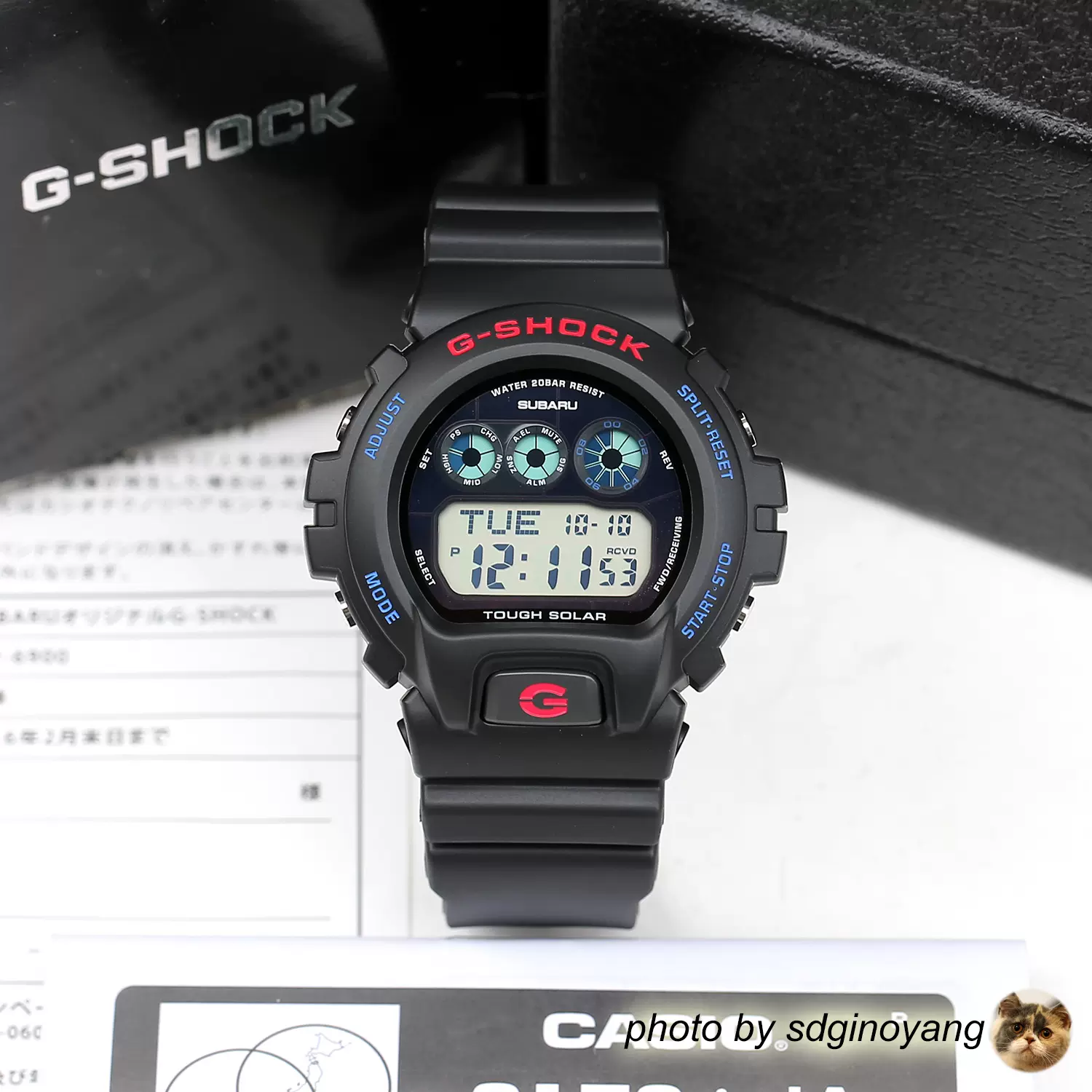 【超激得特価】G-SHOCK　SUBARU非売品 腕時計(デジタル)