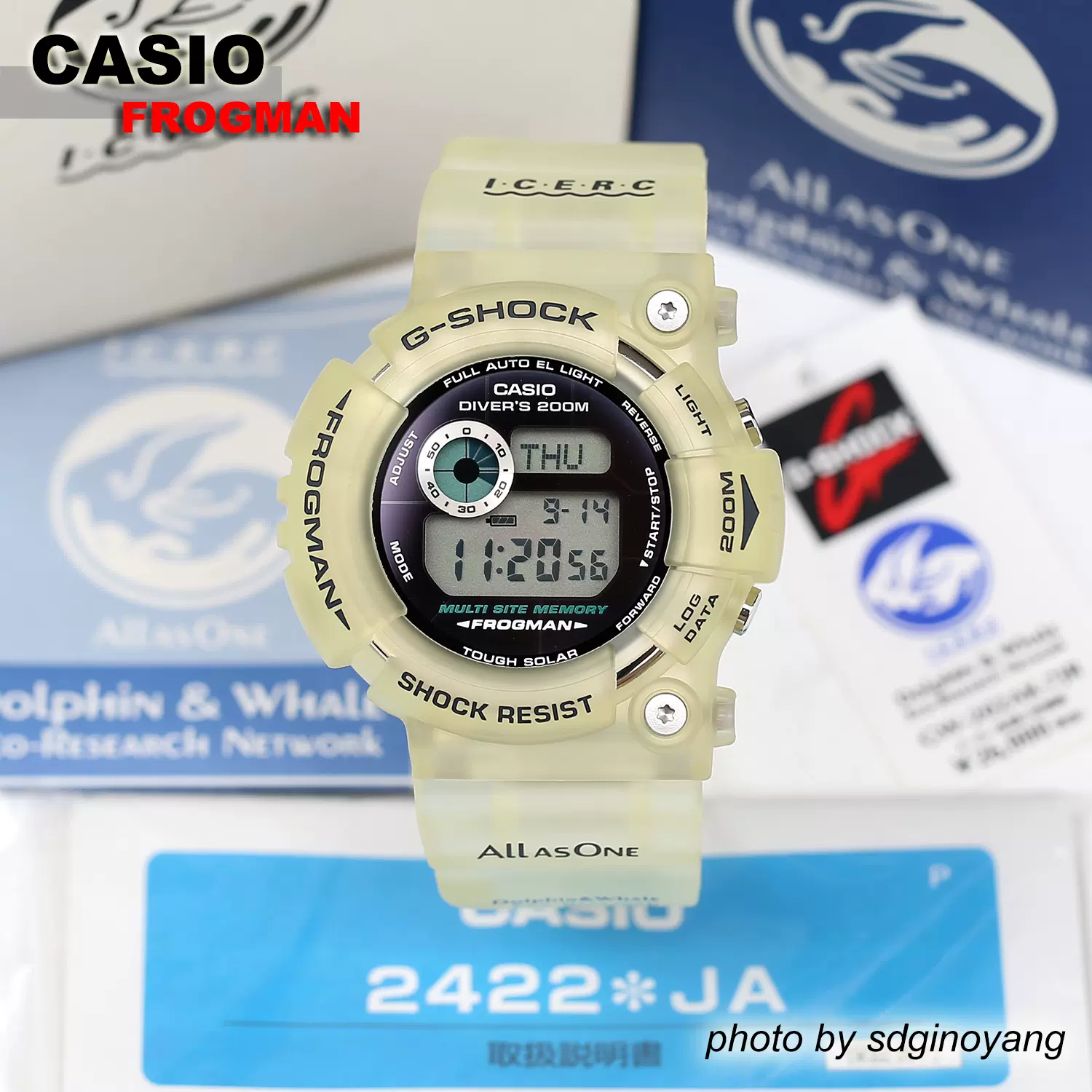 CASIO卡西欧G-SHOCK FROGMAN GW-202AK-7JR御藏岛蛙人全新现货-Taobao