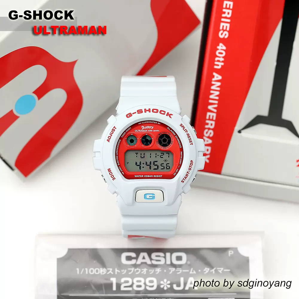 CASIO G-SHOCK 40週年奧特曼紀念DW-6900FS 限定1000 全新結束-Taobao