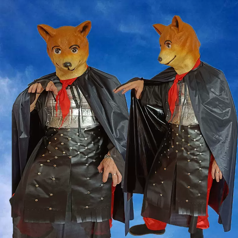 西游记妖精妖怪演出服托塔天王二郎神哮天犬装扮服装面具