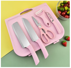 Outdoor Picnic Knife and Cutting Board Set Portable Multi-Functional Kitchen Knife Chopping Board Kitchen Knife with Storage Foldableing Food Supplement