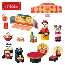 Zakka Miscellaneous Goods Decole Cartoon Creative Chinese Cuisine Tea Restaurant ins Miniature Ornaments Dollhouse Decoration