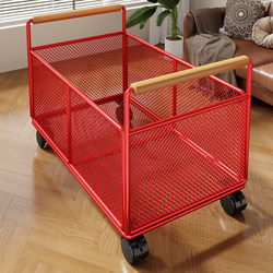 Book Storage Box, Book Stand, Under-Desk with Wheels, Student Backpack Storage Basket, Movable Book Storage Box, Classroom Book Box for Middle and High School Students, Dormitory Book Basket, Wheeled Trolley