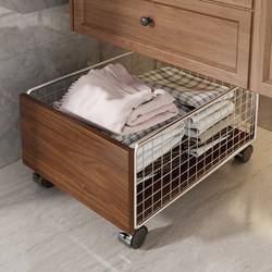 Dirty Clothes Basket for Home Use, Laundry Storage Organizer, Plush Toy Storage Bin, Large Capacity, Movable Laundry Hamper