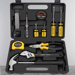 Ruide Household Tool Box Set, Hardware, Electrician's Screwdriver, Pliers, Complete Set for Daily Home Maintenance
