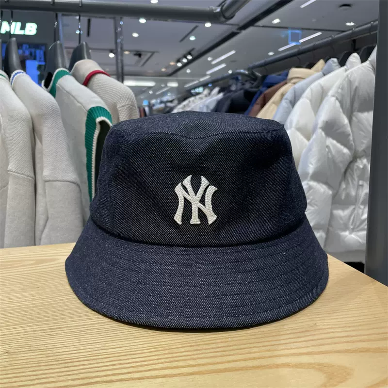 韩国代购MLB帽子渔夫帽2024春款专柜正品男女同款3AHTD014N-Taobao 