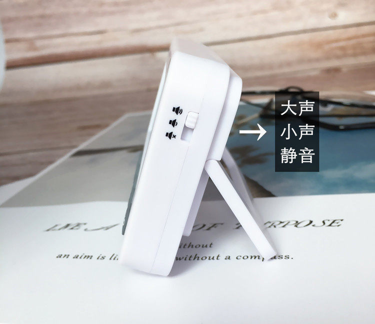 Yi Sheng 99-Hour Countdown Timer - Alarm Clock with Vibration & Flash