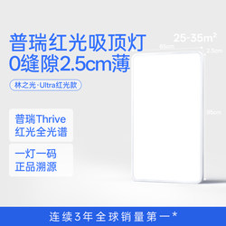 Moon Shadow Forest Light Purui Red Light Ceiling Lamp Ultra-Thin 0 Gap Modern Simple Full Spectrum Eye Protection Living Room Main Light