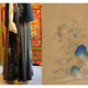 Original spring and autumn retro printing can be improved and commute daily.