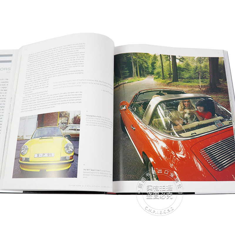 先行販売オリジナル英語版ポルシェ 911: 50 年ハードカバー イラスト版 