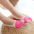 Pink thin strip invisible socks 