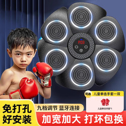 Music Boxing Machine, Boxing Wall Target, Home Training Device, Punching Bag, Boxing for Children, Boys' Birthday Gift, Indoor Sports