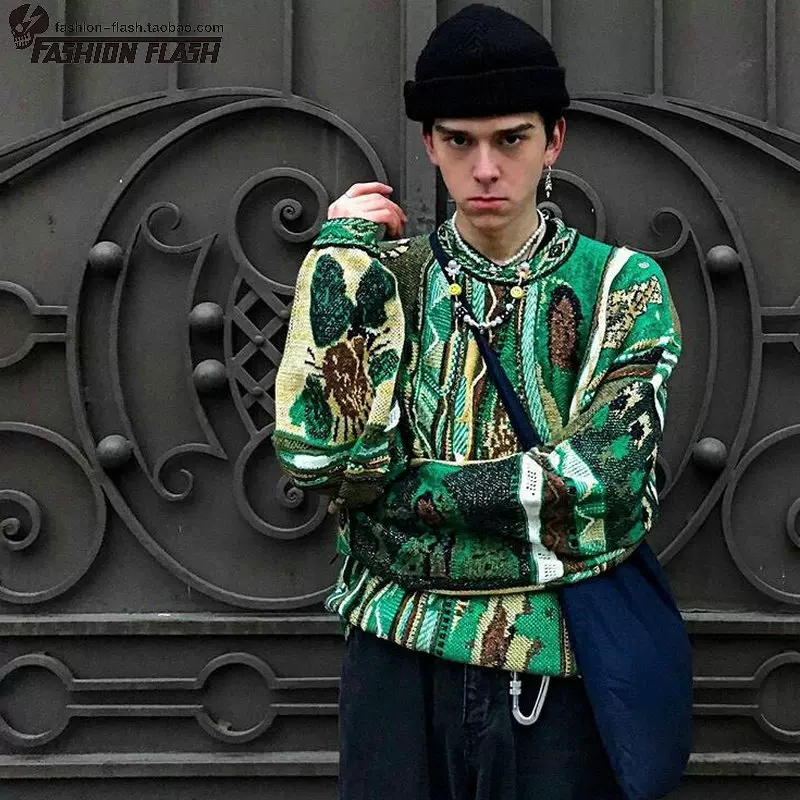 Kapital 平田和宏反戰針織復古拼接中長版古著感毛衣外套重工開衫