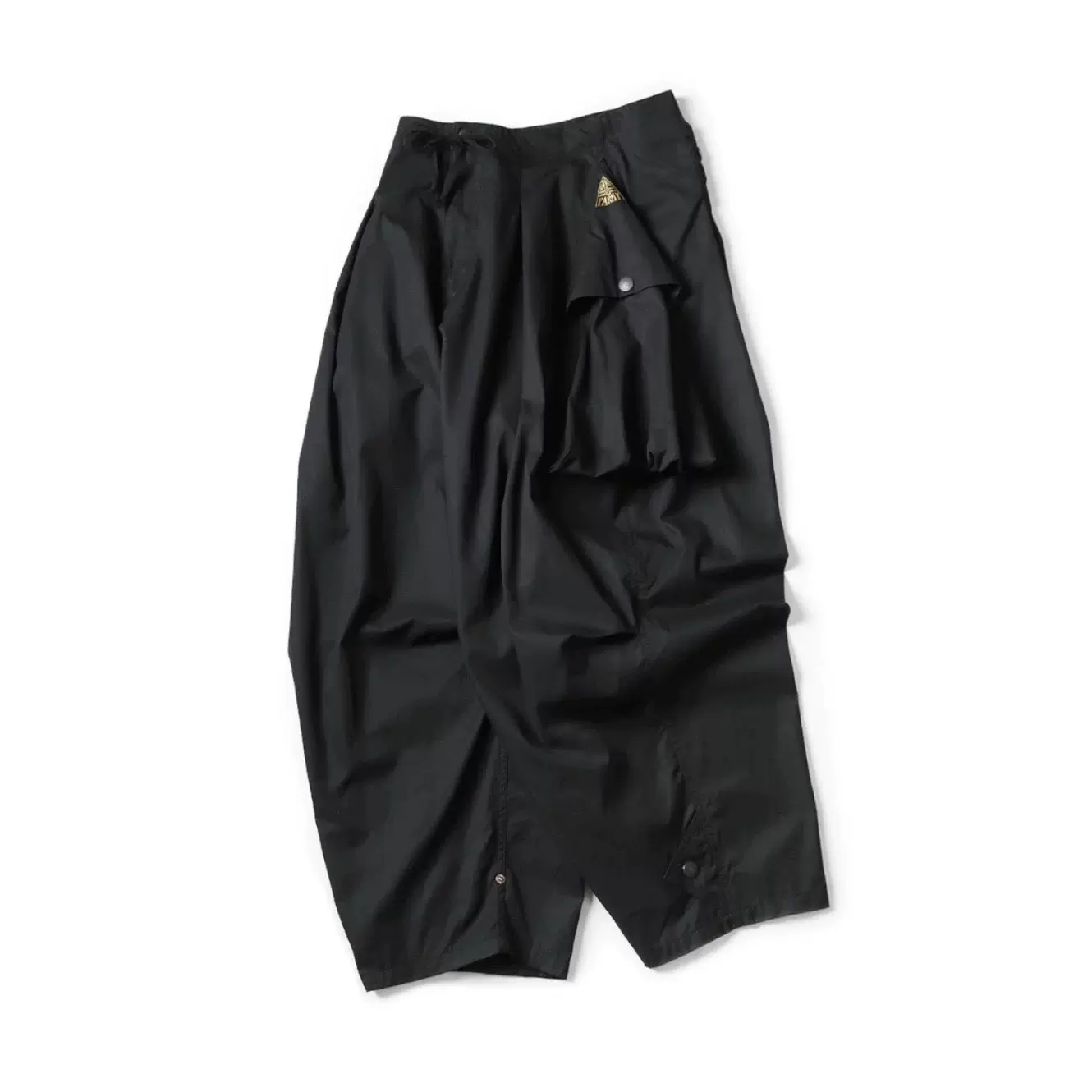 22ss潮牌KAPITAL平田和宏日系復古笑臉印花寬鬆休閒九分長褲男女