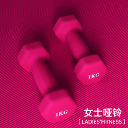 Colorful Women's Small Dumbbells, a Pair for Aerobics, Arm Shaping, 1/2kg, 3/5 Fitness Exercise, Children's Squats, Swinging, Home Use