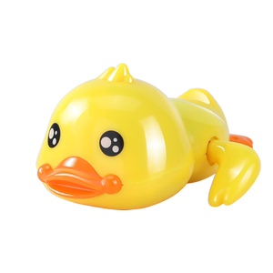
Children's bath toy swimming little yellow duck baby boy and girl playing in the water bath bathroom Christmas gift