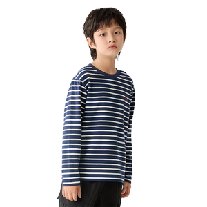 
Balabala children's clothing children's long-sleeved T-shirt boys new spring and autumn girls inner wear baby versatile loose top