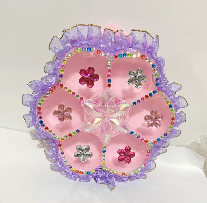 儿童手工收纳盒串珠盒饰品盒花型盒