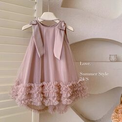 Puffy Princess Dress for Girls 2026 Spring New Style Lolita Fashionable Birthday Dress Tutu Dress Summer
