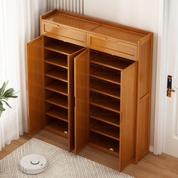 Multi-Layer Shoe Rack for Home Use, Stylish New Model 2026 Hot-Selling Integrated Wall-Mounted Entryway Small Shoe Cabinet