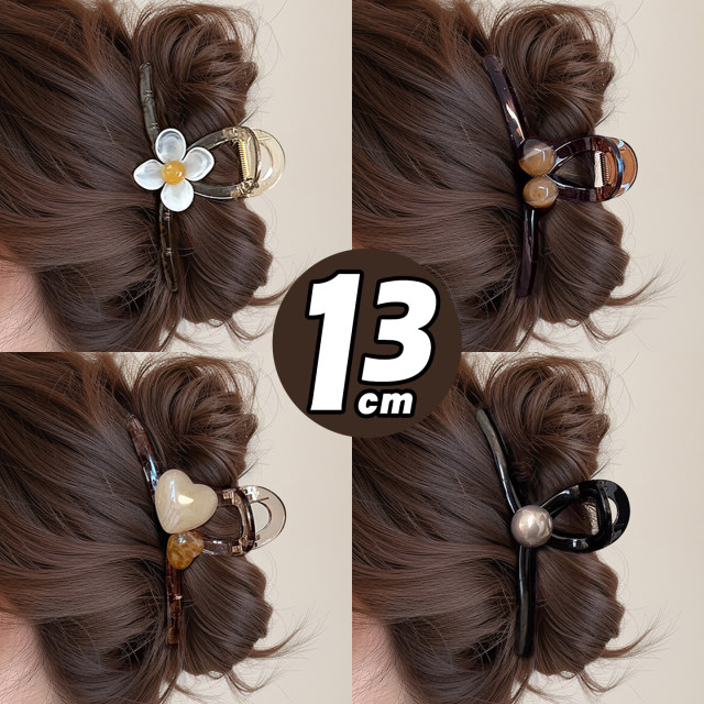 High-end grabber clip for women 2025 new large shark clip back of the head hairpin hairpin hairpin headdress clip