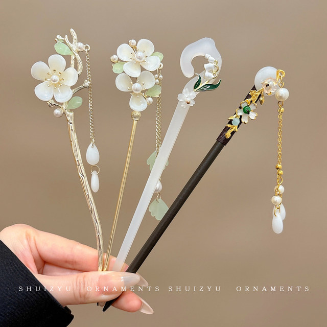 New Chinese style 2024 new hairpins for women, ancient style, high-end ...