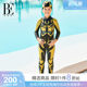 BE Fan De'an one-piece swimsuit boxer children's boys long-sleeved sun protection mecha print animation swimming middle child