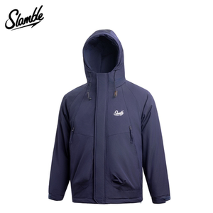 
SLAMBLE cotton coat windproof hooded outdoor sports men's thickened cotton coat thermal functional workwear warm jacket
