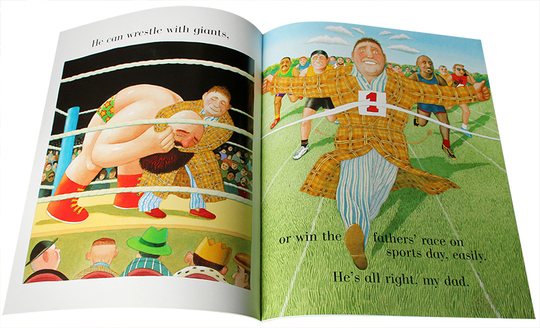 パパ - アンソニー・ブラウン 英語オリジナル絵本