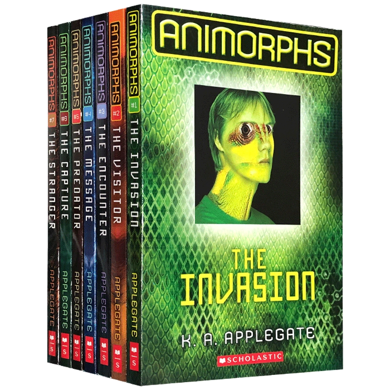 英文原版Animorphs 1-7 【7冊】套裝變形金剛之動物變形人The invasion 