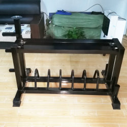 Kettlebell Rack, Barbell Plate Rack, Barbell Bar Rack, Storage Rack for All-Round Fitness Equipment, Gym Multi-Functional Storage Rack