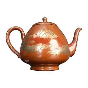 煎茶道具 鎚起銅器 玉川堂造 銅老托子 茶托 一對 共