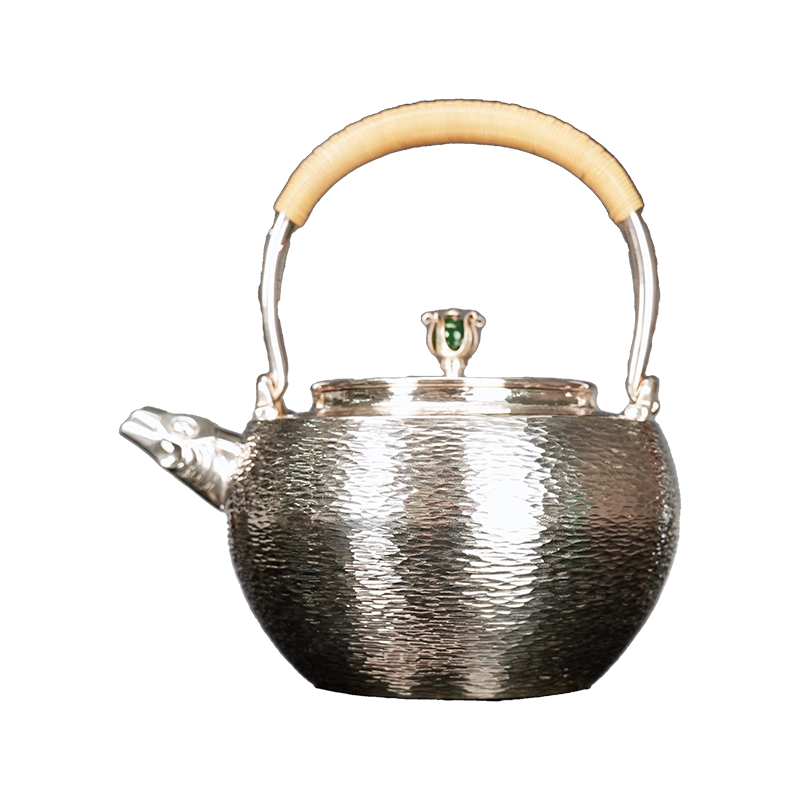 時代金工　古銅鎚出　蓮葉　持手菓子器　F　R5996B 時代金工 古銅鎚出 蓮葉 持手菓子器 F R5996B Chinese Vintage