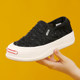 Tt/Mm/Toms women's shoes comfortable and casual loafer shoes with one foot, breathable mesh thick sole hollow lazy shoes