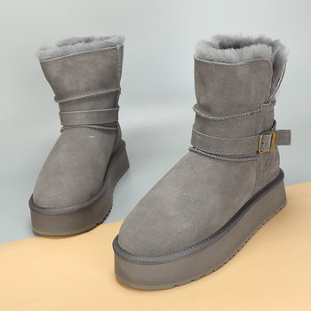 
Plus size women's shoes 41-43 new winter snow boots