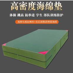 Acrobatic Sponge Mat, Foldable, Thickened, Silicone Canvas, High Jump Mat, Protective Equipment for Martial Arts Schools, Anti-Fall Mat Manufacturer