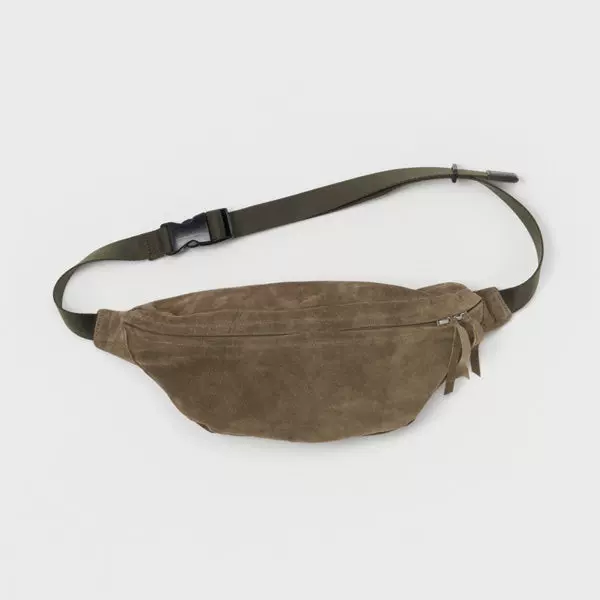 Hender Scheme 23aw pig waist pouch bag 麂皮斜跨包腰包日本制-Taobao