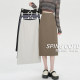 Real-life photography of spring and summer full-length suit skirt A-line skirt teaching qualification interview professional commuting mid-length skirt women
