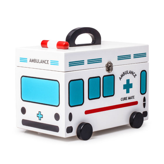 Medicine Box, Household Medicine Box, Medicine Storage Box, Family-Sized, Children's Cartoon Cute Large-Capacity First Aid Box, Medical Box