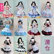 lolita trang phục hầu gái hai chiều phong cách Nhật Bản mềm mại cô gái trang phục hầu gái cosplay anime lolita váy