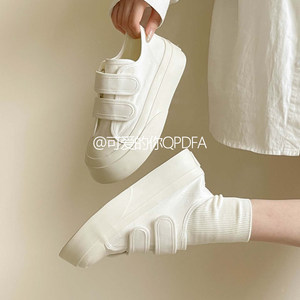 
Cute You Thick-soled Canvas Shoes for Women 2025 New Board Shoes for Women Summer White Shoes Casual Shoes for All-match Bread Shoes